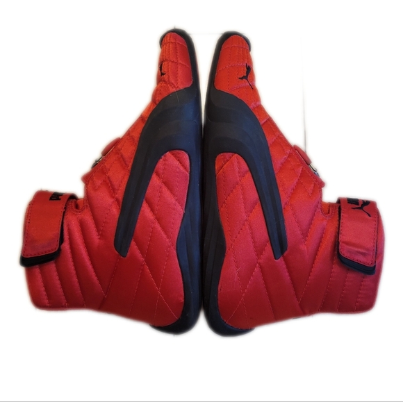 Puma vintage quilted speedcat hightop velcro moto racing boxing sneakers shoes 6 - Picture 6 of 13